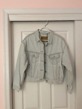 NWT Levi's Slouch Trucker Jacket Light Wash Women's S